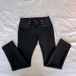 TRISTAN SUEDE EFFECT HIGH WAIST LEGGIN